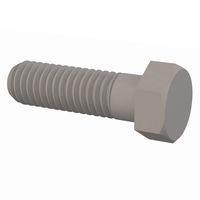 Essentra Components 0337516125 Cap Screw Unslotted Hex Bolt, 3/8-16 Thread, 1 1/4 Lg