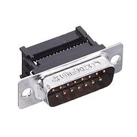 Amphenol Commercial Products L117DAFRA15P Plug D-SUB IDC PIN 15P