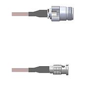 Amphenol Custom Cable Q-2000V0005036i RF Cable Assemblies N-SJ/HDBNC-SP G316 36I