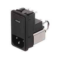 Schaffner FN370-2-22 Inlets 2A SNAP IN 1FUSE POWER ENTRY MODULE