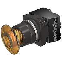 SIEMENS 52BR8DTAB Push Turn PTR,NEMA4X,MTD,FV 24V,AMB,1NO-1NC,LED