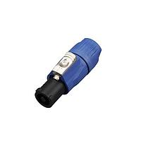 REAN RCAC3I-G-001-L-1 AC Power Inlet REAN Cable end - power G series blue, power in - large  10-13 mm - UL1977