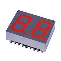 Lumex LDD-HTC514RI LED Displays .56" 7-seg,c/a H-Tmp 635nm Red Gry/Wh