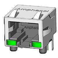 Amphenol Commercial Products RJSBE-508W-C4P Modular R/A Modular Jack