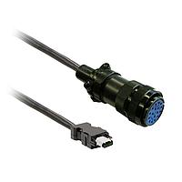 SCHNEIDER VW3M8D2AR50 Motor Drives encoder cable 5m, BCH2, MIL con