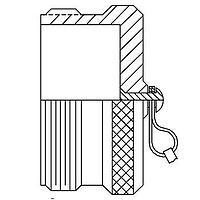 Glenair MS25042-28DA Plug Cover DUST CAP