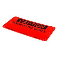 HellermannTyton WC1503X2 Clip Tag Fiber Optic Tag, 4x1", PVC, 25/pkg
