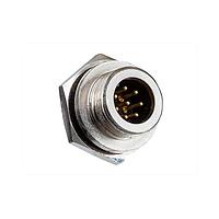 Amphenol LTW BSD-08RMMS-SC7001 Standard Circular Connector Ceres, Standard Size, Metal, 5A, 08 pins, Male Connector, Male Contact, Circular, Screw Thread, Solder, Receptacle, IP67