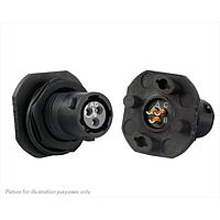 Eaton Souriau-Sunbank UTS78E3S Receptacles 3P Socket Receptacle Jam Nut Size 8E
