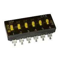 CTS Electronic Components 219-6MST DIP Switches SPST 6 switch sections