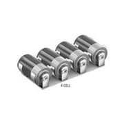 Battery holder and contact components for cylindrical cell integration