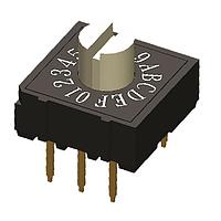 Diptronics RH2HAF-10R-V-B Rotary Switches THRU-HOLE 3x2 TERM 7.3mm ACTUATOR