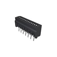 Amphenol FCI HLW13S-2C7LF Board Mount 1.00mm Flex Connectors, HLW-S series, 13 Position, Top Entry Non-ZIF Connector, 1mm (0.039inch) Pitch, Kinked Terminal