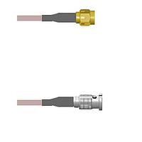 Amphenol Custom Cable Q-3B00V0005010i RF Cable Assemblies SMA-SP/HDBNC-SP G316 10I