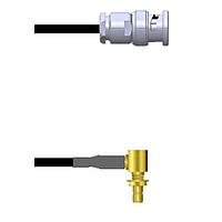 Amphenol Custom Cable Q-0J03H0003011i RF Cable Assemblies BNC-SP/SMB-RJB G174 11I