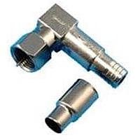 AIM-Cambridge / Cinch Connectivity Solutions 25-7146 RF Adapters - In Series R/A CRIMP PLUG RG59 CABLE MT F-59 SERIES