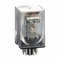 Square D 8501KPR13V20 3 Pole RELAY 3CO CYL PIN 6.6A@240V 120VAC COIL