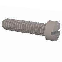 Essentra Components 010080F025 Machine Screw Fillister Slotted Screw, 0-80 Thread,1/4 Lg