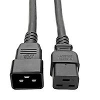 Tripp Lite P036-006-2C19 AC Power Splitter Extension Cord 12AWG SJTW 100-250V 20A C20 TO 2XC19 6'