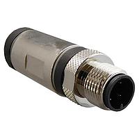 Stewart Connector SS-12000-017 Straight M12 A-Code Male Plug 4 Contacts