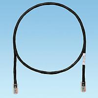 Panduit UTPCH8BLY Cat 5e Copper Patch Cord, Cat 5e, Black UTP Cab