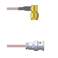 Amphenol Custom Cable Q-3300I0001007i RF Cable Assemblies SMA-RP/BNC-SP G178 7I