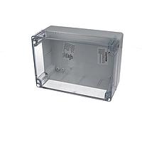 Bud Industries PN-1327-C Electrical Enclosures IP65 NEMA 4X Box with Clear Cover (6.7 X 4.8 X 3.2 In)