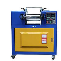 Uby Tech UP-6175C Laboratory Heated Plastic and Rubber Two Roll Mill (Ø120× L320mm)