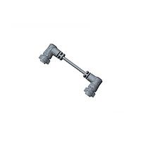 Amphenol LTW AB-CB04FR-CBBR-QD003 Sensor Cables / Actuator Cables X-Lok, Middle Size, Plastic, 10A, 04 pins, Female Connector, Female Contact, Right Angle-to-Right Angle, Push Lock, Overmolded Double Ended, Length 3000mm, IP68