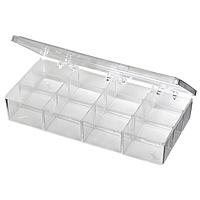 Flambeau A219 Multiple Compartment 12-Compartment Box 6 3/4" X 3 3/16" X 1 3/16" (17.15 x 8.10 x 3.02 cm)