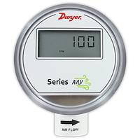Dwyer AVLV-2DM1-LCD Air Velocity Transmitter ± 1% Accuracy, Configurable Outputs, BACnet/Modbus (400 FPM, ± 2 %, ± 5% with transitional flow)
