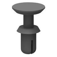 Essentra Components SRH-3055 Snap Rivet Snap Rivet,Knob ,Blk,.118 in-.157 inHld