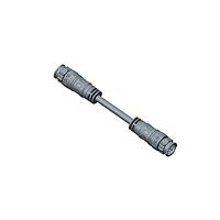 Amphenol LTW AB-BD08ML-BDML-QD002 Sensor Cables / Actuator Cables X-Lok, Standard Size, Plastic, 5A, 08 pins, Male Connector, Male Contact, Straight-to-Straight, Push Lock, Overmolded Double Ended, Length 2000mm, IP68