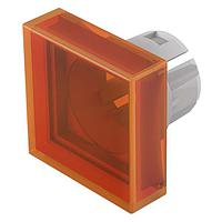 EAO 61-9321.3 Switch Hardware Lens, 15.3 mm x 15.3 mm, illuminative, Orange, flush, Plastic, according to UL 94 HB