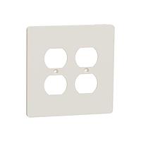 Square D SQWS422012LA Cover Frame 2 G  MID+ 2 DUPLEX OUTLET WALL PLT LA