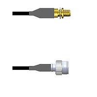 Amphenol Custom Cable Q-32059000M010i RF Cable Assemblies SMA-SJB/TNC-SP LMR24 10I