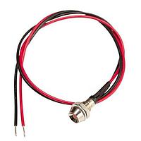 BIVAR MPR5RDW12.0 Indicators 5mm Red Dif 12in Mtl Panel Mnt Ind.