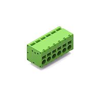 Wurth Elektronik 691406710002B Fixed Terminal Blocks WR-TBL Scrlss Psh-In 5mm Pit Grn Horiz 2P