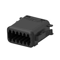 DEUTSCH - TE Connectivity 934456211 Connectors 12CCT PLUG BLACK K A W/LARGE SEAL