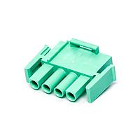 AMP Connectors - TE Connectivity 1-350779-5 Plug Housings 04P UMNL V0 PLUG HSG GREEN