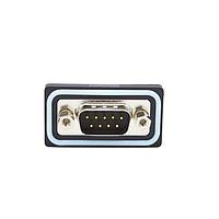 NorComp SDF-V09-113L011 Plug 9 pin vert solder M flash 4-40 int thrd