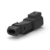 DEUTSCH - TE Connectivity 2-2303812-4 Automotive Connectors DT04-2P-TE82, REC, 2P, BLK, E, SNAPXCAP