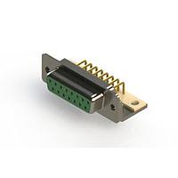 EDAC 630-M15-640-GT4 D-Sub Connectors - Standard Density Right Angle D-Sub Connector