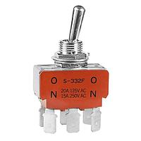 NKK Switches S332F-AT402C Toggle Switches SWITCH PUSHBUTTON