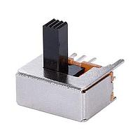 Same Sky (formerly CUI Devices) SLW-141468-8A-RA-S-D Slide Switch 14.2 x 14 x 6.6 mm, 8 mm Raised Slide Actuator, Right Angle, Through Hole