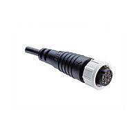 Amphenol LTW BU-10AFFM-SL6A03 Sensor Cables / Actuator Cables Ceres, Standard Size, Plastic, 2A, 10 pins, Female Connector, Female Contact, Straight, Screw Thread, Overmolded, Length 3000mm, IP66