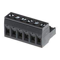 Molex 39530-0006 Plugs 5.08MM EURO PLUG RA BLK 6CKT