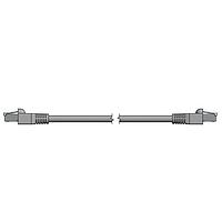 Amphenol CONEC 17-130834 Cat 5e RJ45 CAT.5E ETHERNET PATCH CORD PLASTIC VERS. STND TO STND BLACK SOLID 24AWG SHIELDED CABLE -15M
