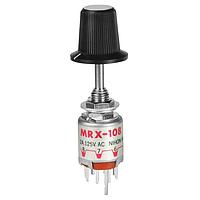 NKK Switches MRX108-CB Rotary Switches SP W/ 2-8 POS LARGE KNOB WHT