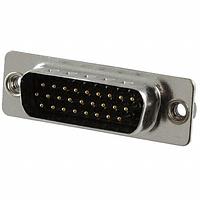 NorComp 780-M26-113R011 High Density D-Sub Connectors IP67 Male High Density D-Sub 26 Position Straight Dip Solder
